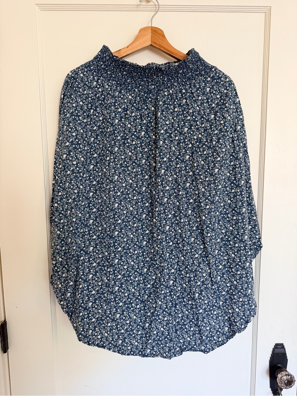 SOZY viral MIA midi skirt in teal ditsy floral print - Size S - Picture 4 of 11